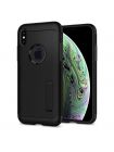 Чехол Spigen для iPhone XS Slim Armor, Black, 063CS24518