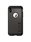 Чехол Spigen для iPhone XS Slim Armor, Gunmetal 063CS24515