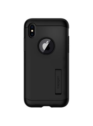 Чехол Spigen для iPhone X Slim Armor, Black