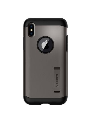 Чехол Spigen для iPhone X Slim Armor, Gunmetal