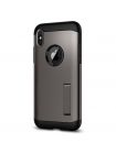 Чехол Spigen для iPhone X Slim Armor, Gunmetal, 057CS22135