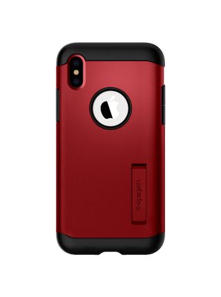 Чехол Spigen для iPhone X/XS Slim Armor, Merlot Red 