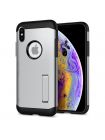 Чехол Spigen для iPhone X/XS Slim Armor, Satin Silver (063CS24521), 063CS24521