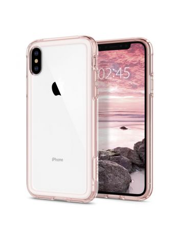 Чехол Spigen для iPhone X/XS Slim Armor Crystal, Rose Crystal (063CS24524) , 063CS24524