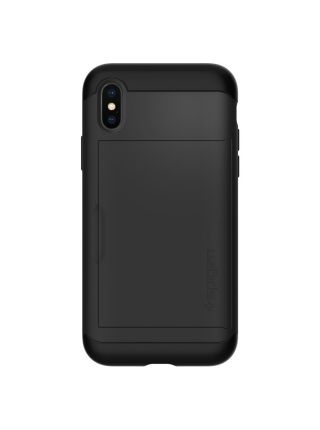 Чехол Spigen для iPhone XS/X Slim Armor CS, Black Чехол Spigen для iPhone XS/X Slim Armor CS, Black