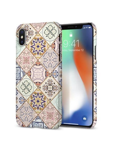 Чехол Spigen для iPhone X/XS Thin Fit, Arabesque 