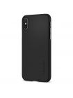Чехол Spigen для iPhone X/XS Thin Fit, Matt Black , 057CS22108