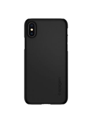 Чехол Spigen для iPhone X/XS Thin Fit, Matte Black Чехол Spigen для iPhone X/XS Thin Fit, Matte Black