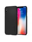 Чехол Spigen для iPhone X/XS Thin Fit, Matt Black , 057CS22108