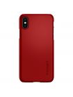 Чехол Spigen для iPhone X/XS Thin Fit, Metallic Red , 057CS22109