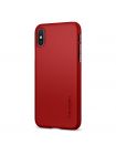 Чехол Spigen для iPhone X/XS Thin Fit, Metallic Red , 057CS22109