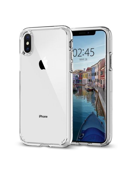 Чехол Spigen для iPhone X/XS Ultra Hybrid, Crystal Clear Чехол Spigen для iPhone X/XS Ultra Hybrid, Crystal Clear