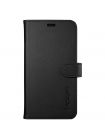 Книжка-Чехол Spigen для iPhone X/XS Wallet S, Black, 057CS22176