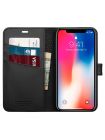 Книжка-Чехол Spigen для iPhone X/XS Wallet S, Black, 057CS22176