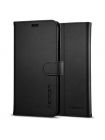 Книжка-Чехол Spigen для iPhone X/XS Wallet S, Black, 057CS22176