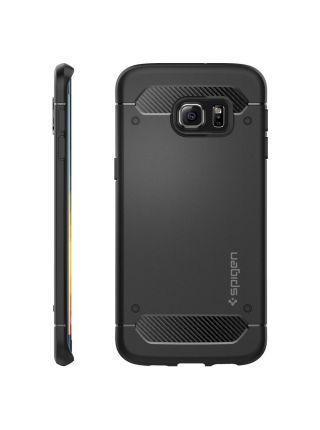 Чехол Spigen Rugged Armor для Galaxy S6 Edge+, Black 