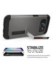 Чехол SGP Slim Armor для Galaxy S6 Edge, Gunmetal , SGP11423