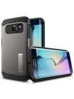 Чехол SGP Slim Armor для Galaxy S6 Edge, Gunmetal , SGP11423