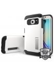 Чехол SGP Slim Armor для Galaxy S6 Edge, Shimmery White, SGP11424