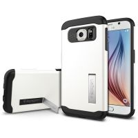 Чехол SGP Slim Armor для Galaxy S6, Shimmery White