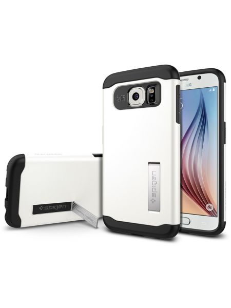 Чехол SGP Slim Armor для Galaxy S6, Shimmery White Чехол SGP Slim Armor для Galaxy S6, Shimmery White