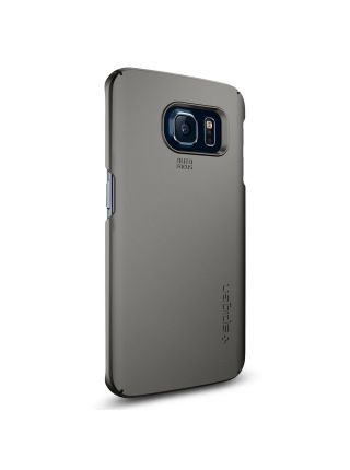 Чехол Spigen Thin Fit для Galaxy S6 Edge, Gunmetal 
