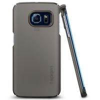 Чехол Spigen Thin Fit для Galaxy S6 Edge, Gunmetal 