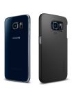 Чехол Spigen Thin Fit для Galaxy S6, Smooth Black , SGP11308