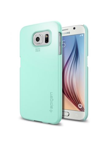 Чехол Spigen Thin Fit для Galaxy S6, Mint, SGP11310