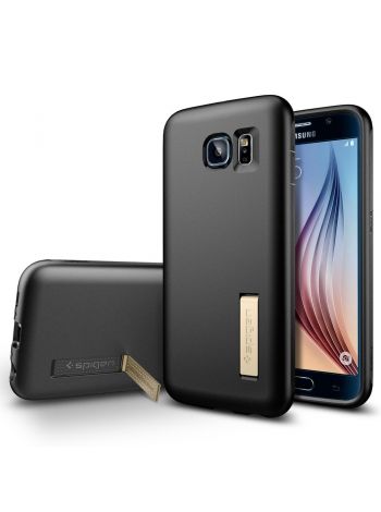 Чехол Spigen Capsule Solid для Samsung Galaxy S6, Black, SGP11436
