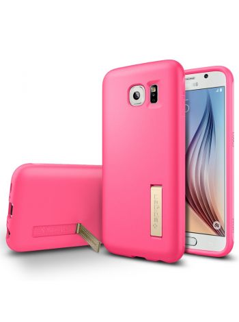 Чехол Spigen Capsule Solid для Samsung Galaxy S6, Azalea Pink , SGP11437