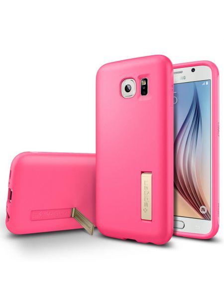 Чехол Spigen Capsule Solid для Samsung Galaxy S6, Azalea Pink Чехол Spigen Capsule Solid для Samsung Galaxy S6, Azalea Pink