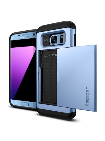 Чехол Galaxy S7 Edge Slim Armor CS, Blue Coral, 556CS21031