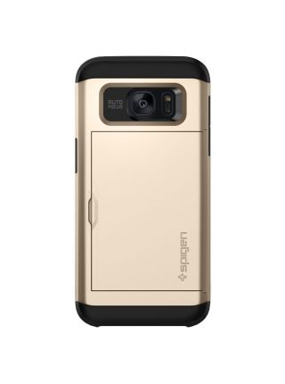 Чехол Galaxy S7 Edge Slim Armor CS, Champagne Gold