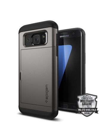 Чехол Galaxy S7 Edge Slim Armor CS, Gunmetal, 556CS20255