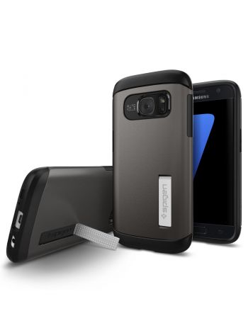 Galaxy S7 Case Slim Armor, Gunmetal, 555CS20012