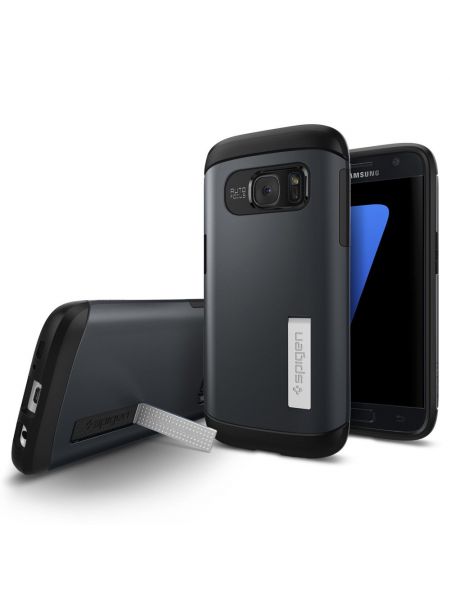 Galaxy S7 Case Slim Armor, Metal Slate Galaxy S7 Case Slim Armor, Metal Slate