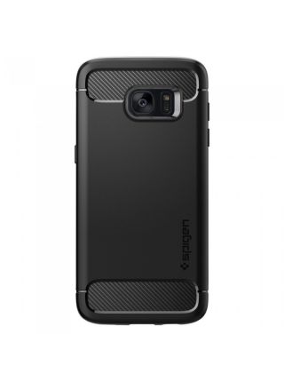 Чехол Spigen Rugged Armor для Galaxy S7 Edge, Black