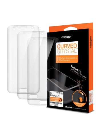 Защитная пленка Spigen Curved Crystal HD для Samsung Galaxy S7, 556FL20105