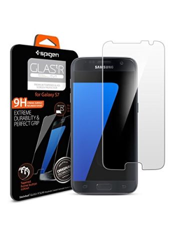 Защитно стекло Spigen Glass "GLAS.tR" Slim для Samsung S7 , 555GL20002