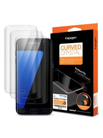 Защитная пленка Spigen Curved Crystal HD для Samsung Galaxy S7 EDGE , 556fl20264