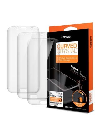 Защитная пленка Spigen Curved Crystal HD для Samsung Galaxy S7 EDGE 