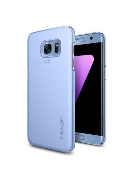 Чехол Spigen Thin Fit для Galaxy S7 Edge, Blue Coral