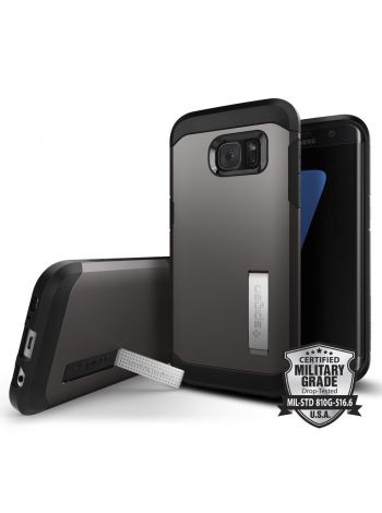 Чехол Galaxy S7 Edge Tough Armor, Gunmetal, 556CS20043