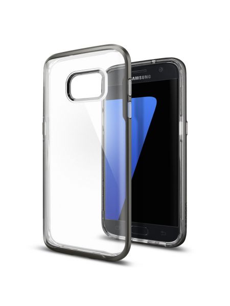 Чехол Spigen Ultra Hybrid для Galaxy S7, Gunmetal 