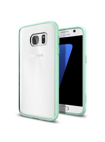 Чехол Spigen Ultra Hybrid для Galaxy S7, Mint , 555CS20009