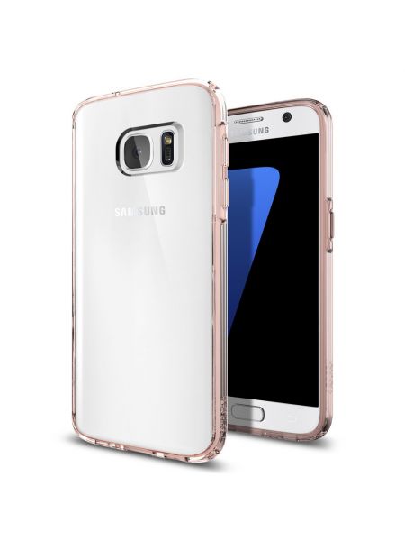 Чехол Spigen Ultra Hybrid для Galaxy S7, Rose Crystal