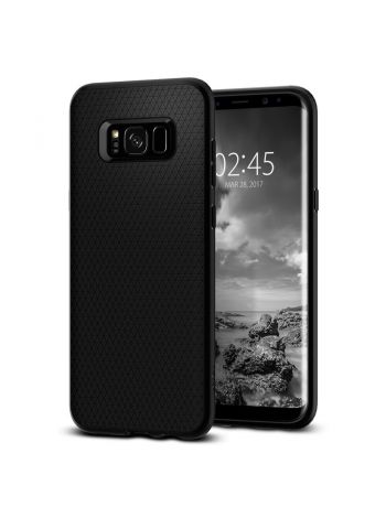 Чехол Galaxy S8 Plus Liquid Air Armor, Black, 571CS21663