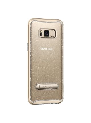 Чехол Crystal Hybrid Glitter Galaxy S8 Plus, Gold Quartz Чехол Crystal Hybrid Glitter Galaxy S8 Plus, Gold Quartz