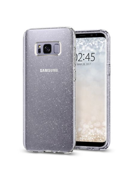 Чехол Liquid Crystal Glitter Galaxy S8 Plus, Crystal Quartz Чехол Liquid Crystal Glitter Galaxy S8 Plus, Crystal Quartz